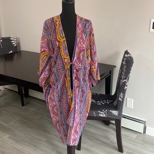 Kimono Style Swim Suit Cover up